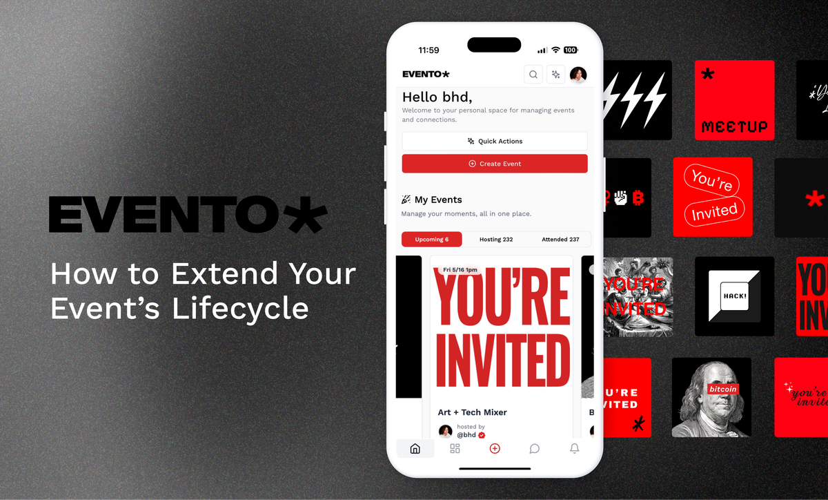 How to Extend Your Event's Lifecycle
